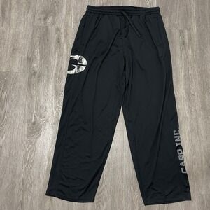 Gasp Pants Men's 2X-Large Black Mesh Gym Bodybuilding Training Sweatpants Track